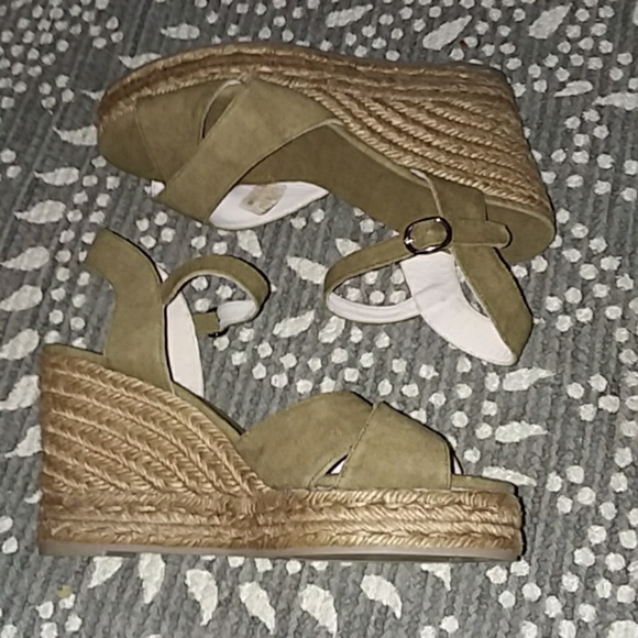 army green espadrilles